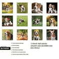 thumbnail image 2 of Calendario de Pared 2025-2026, Calendario de Pared Beagle, Abierto de 12" x 24", Organizador de Calendario Familiar con Imágenes Beagle, para Amantes de los Perros, 2 of 6