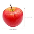 thumbnail image 2 of Houderco 2Ud De Manzana Artificial Para Escenarios Fotográficos Y Exhibiciones Realistas, 2 of 7