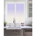 thumbnail image 2 of Romantic Purple Window Privacy Film White Gradient Decorative Glass Window Film UV Blocking Static Cling Non-Adhesive Sticker Covering for Home Door 17.7 x 39.3 inches, 2 of 8