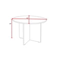 thumbnail image 3 of Regency Legacy 3.5 ft Round Conference Table- Mahogany, 3 of 4