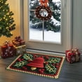thumbnail image 5 of Hometravel Large Christmas Floor Mat, Holiday Themed Rug for Living Spaces, 120x80cm Decorative Carpet for Bedroom and Kitchen Seasonal Decor, 5 of 6