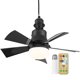 thumbnail image 1 of FLhrweasw Ventilador Con Enchufe Mando A Distancia Ventilador Techo Regulable (con Extensor), 1 of 9