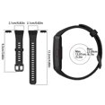 thumbnail image 2 of Sporty Breathable Silicone Watch Band Sweatproof Water Proofing And Comfortable Wearing Experience Compatible With Smartwatch, 2 of 3