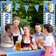 thumbnail image 4 of 4 Pieces Oktoberfest Wall Banner Bavarian German Beer Festival Banners Oktoberfest Wall Pennants Banners for Oktoberfest Party Dec, 4 of 4