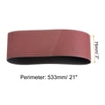 thumbnail image 2 of Uxcell 5 Packs Sanding Belts 3 x 21 Inch Belt Sander Paper 320 Grit Aluminum Oxide Sandpaper for Polishing Wood Metal, 2 of 6