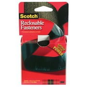 Scotch 4' Reclosable Fastener Roll, Black