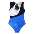 thumbnail image 4 of YiZYiF Kids Girls Gymnastics Outfit Sleeveless Dance Sports Leotard Athletic Biketard,Sizes 6-16, 4 of 7