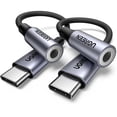 thumbnail image 1 of USB C to 3.5mm Audio Adapter UGREEN for iPhone iPad Grey, 1 of 7