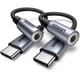 thumbnail image 1 of Adaptador de audio USB C a 3,5 mm UGREEN para iPhone iPad gris, 1 of 7