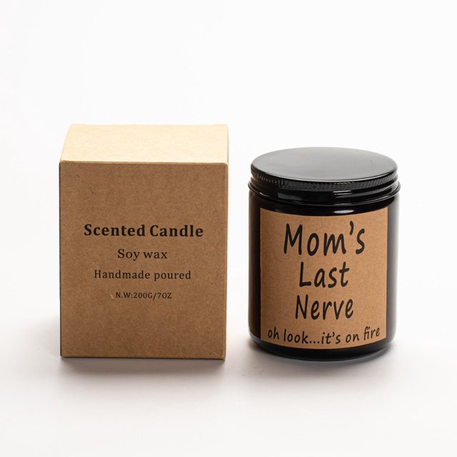 Vela perfumada de regalo Regalo de bendición navideña en inglés Día de la Madre Acción de Gracias Regalo de cumpleaños Vela perfumada Aroma hogar