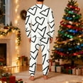 thumbnail image 4 of STETMN Men's Pajamas Set 2 Piece Button Long Sleeve Top and Loose Pant Sleepwear Couple Pjs Outfit, 4 of 8