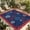 Blue, variant on Independence Day Outdoor Rug for Patio/Deck/Porch, Non-Slip Large Area Rug 5 x 8 Ft, Red Blue Fireworks Stars Flag Day Indoor Outdoor Rugs Washable Area Rugs, Reversible Camping Rug Carpet Runner