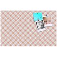 thumbnail image 2 of PinPix 28x18 Custom Cork Bulletin Board Argyle Tan Poster Board Has a Fabric Style Canvas Finish, Framed in Argyle Tan, by ArtToFrames (PinPix-643), 2 of 6