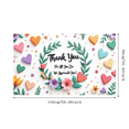 thumbnail image 5 of Yatrandify Floral Design Thank You Banner Heart Pattern Decorative Element Appreciation Message for Employee Recognition Event Celebration Office Decor, 5 of 8