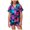 a30-Sky Blue, variant on KPOPLK Girls Short Sleeve Halloween Pajamas Set for Kids Cute Print Collared Tops and Shorts Pjs Set Satin Silk Lightweight Kids Halloween 2 Pieces Outift,Size 4-5 Years