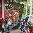 thumbnail image 1 of Decoraciones para el Día de los Caídos, Bandera de jardín de lino para el Día de la Independencia, Bandera de decoración para patio impresa a doble cara, Bandera patriótica para jardín, Ideal para la, 1 of 6