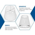 thumbnail image 4 of Miangastore Abat-Jour Transparent Simple en Tissu pour Luminaire Rond Lot de 1, 4 of 8
