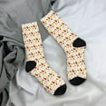 thumbnail image 5 of Rateoe Autumn Pears for Women Casual Calf Socks - Cute Crew Socks - Thin Soft Above Ankle Socks Size 5-11, 5 of 6