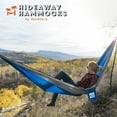 thumbnail image 6 of 9 FT Hammock -Hammock in A Bag -Beach Hammock -SendCord Hideaway Nylon Hammocks for Outdoors -Parachute Hammock with Upraded Straps -Two Person Hammock for Camping, Backyard, Patio, Balcony-BLK, 6 of 7