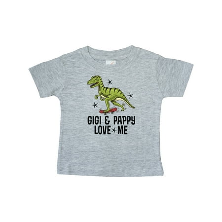 

Inktastic Gigi and Pappy Love Me Grandson Gift Baby Boy T-Shirt