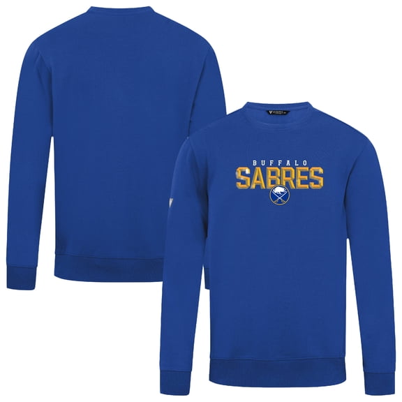 Men's Levelwear Royal Buffalo Sabres Zane Carve Pullover Sweatshirt
