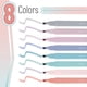 thumbnail image 3 of Mr. Pen- Resaltadores lindos estéticos, 8 piezas, punta de cincel, colores terrosos, colores surtidos, juego de resaltadores pastel bíblicos sin sangrado, 3 of 3