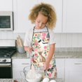 thumbnail image 4 of Chihuahua Dog and Flower Kids Aprons for Girls and Boys,Adjustable Neck Strap Toddler Aprons for Kids Cooking Baking, 4 of 7
