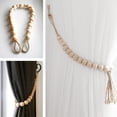 thumbnail image 5 of Masteelf 1 String Wooden Bead Curtain Tiebacks Curtain Holders Curtain Ties Balcony Decor, 5 of 8