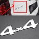 thumbnail image 4 of 2 uds Emblema Insignia Metal TUNC 4x4 Plata, 4 of 5