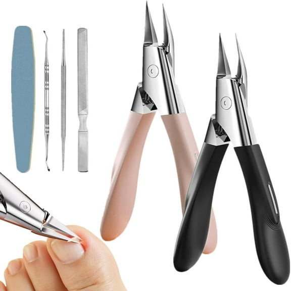 Welnax Nailpro Guard, Welnax Nail Pro Guard Clippers, Stainless Steel Welnax Ingrown Toenail Clipper, Designed for Ingrown and Thick Nails, Non-Slip Handle