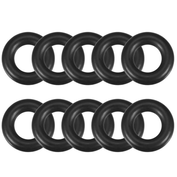 Anillos en O de goma nitrilo 11 mm I.D. 18 mm OD 3.5 mm de ancho 10 piezas