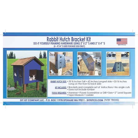 Rabbit Hutch. The Original Rabbit Hutch Bracket Kit by DIY Kit Company, LLC