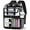 A-Black, variant on KOITHOT Clear Backpacks Large Heavy Duty PVC Waterproof Transparent Bookbag for School Adult Work, Gray