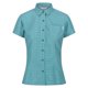 thumbnail image 1 of Regatta - Camisa Mindano VII Flores de Manga Corta para Mujer (Azul Bristol), 1 of 6