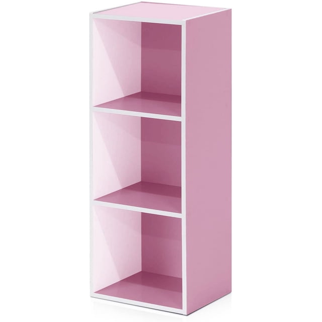Estantería Abierta Reversible de 11 Cubos, Blanco con Verde