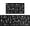 Black Vegetable, variant on Kitchen Mat Set of 2,Parsley Sage Oregano Basil Bay Leaves Kitchen Rugs and Mats Non Skid Washable,Rustic Kitchen Runner Rugs with Rubber Backing (17"x48"+17"x30")