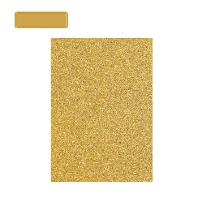 Papier Cartonné Pailleté Couleur Or pour Projet d'Artisanat