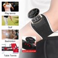 thumbnail image 4 of Ettsollp Tennis Elbow Brace Removable Silicone Pad Elbow Support Band for Tendonitis Elastic Elbow Compression Wrap Arm Pad for Sports Fitness, 4 of 8