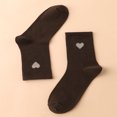 thumbnail image 2 of Lindbes Heart Print Crew Socks, 2 of 3