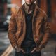thumbnail image 5 of Ceisia Men's Zipper Closure Functional Pockets Solid Gift Color Jacket - 98%Cotton-2%Spandex for Daily & Outdoor Wear, 5 of 8