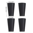 thumbnail image 2 of OUNONA 30Ud Tapones Cónicos De Goma Negros Para Laboratorio Seguro En Frascos Y, 2 of 6