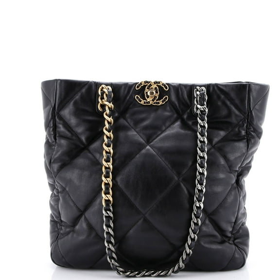 Pre-Owned 19 Shopping Bag Quilted Leather Medium By Rebag