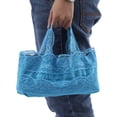 thumbnail image 3 of Women Lady Portable 3 Folding Lace Sun Umbrella Parasol Anti-UV Windproof Umbrellas(Blue), 3 of 8