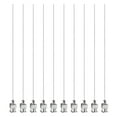 thumbnail image 1 of Uxcell 10 Pcs Aiguilles Distributrices en Acier Inoxydable 23G, Tube Aiguille à Colle 4 Pouces Pointe Émoussée, 1 of 7