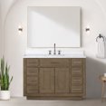 thumbnail image 5 of Shelter 48 in W x 22 in D Grey Oak Single Bath Vanity and Cultured Marble Top, 5 of 7