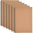 thumbnail image 6 of 6Pcs A5 with Hard kraft Cover Ruled Journal Notebooks, Spiral Lined Notebooks, 120 Pages/60 Sheets 8.3 x 5.7 Inches Lined Notebooks for Students Drawing, Diary Memo Notepads, Office Supplies, 6 of 8