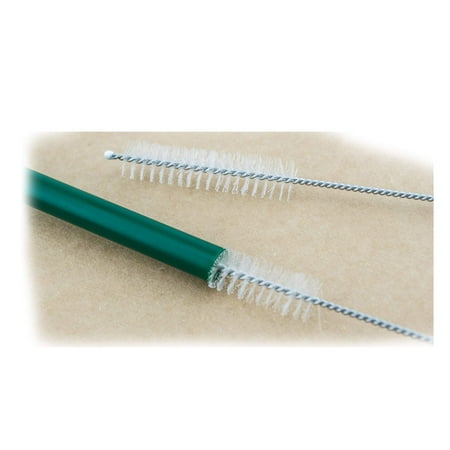 

Drinking Straws Cleaning Brush CocoStraw -- BPA FREE -- 1 Nylon Bristle Fits Coffee Shop Green Star Straws straw cleaner for washing SS drink straws tea pot spout glass bottles mini micro pipe