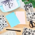 thumbnail image 5 of DIY 2 Pcs Flower Butterfly Plastic Embossing Folders DIY Plastic Template Craft Card Making for Handcraft Photo Album Decoration 5.83 x 4.13 Inches DIY, 5 of 7
