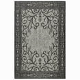 thumbnail image 1 of Trans-Ocean Importe CRED8842948 Tapis Rond Tissé Wilton 7 Pi 10 in. Rond Liora Manne Carmel Mosaïque Tapis Intérieur et Extérieur - Noir, 1 of 1