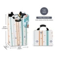 thumbnail image 2 of Yayeee Freestanding Laundry Hamper with Handle Collapsible Large Storage Basket for Clothes, Cute Nautical Pattern, 2 of 7